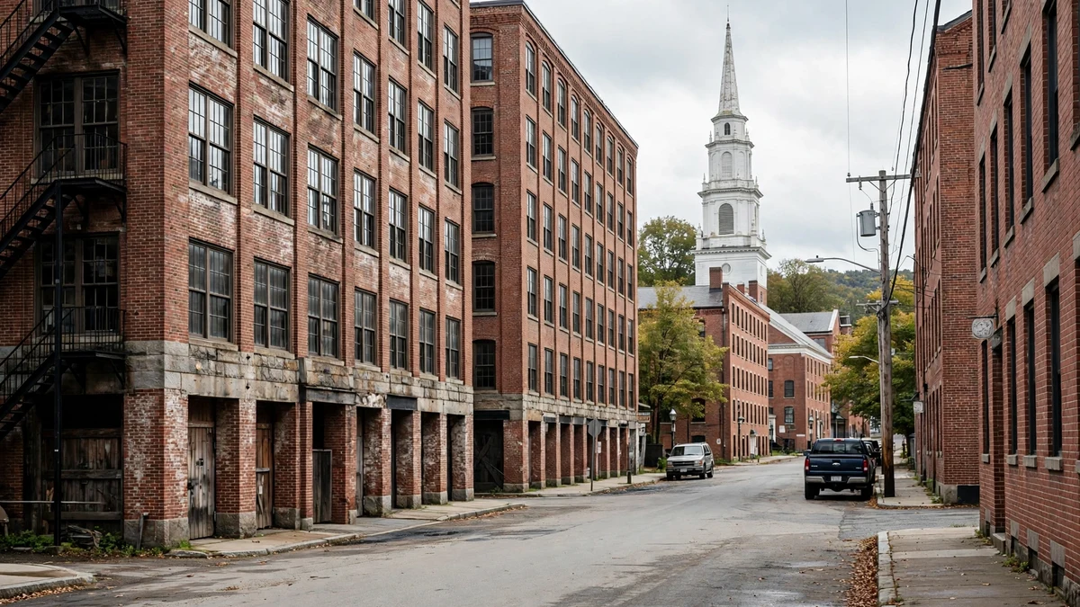 Biddeford, Maine street scene