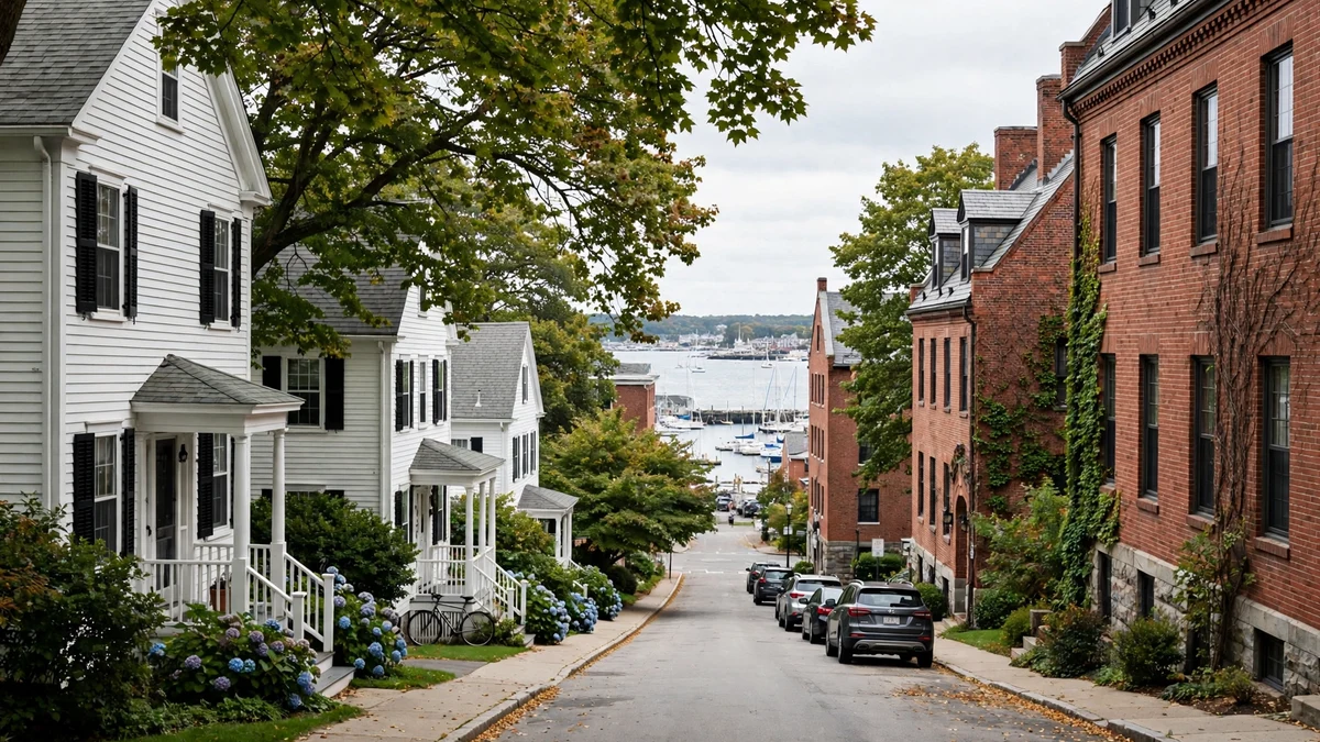 Brunswick, Maine street scene