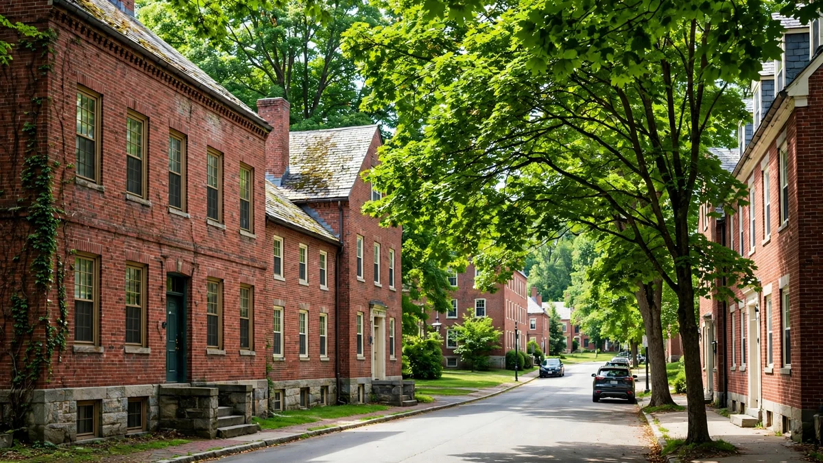 Gorham, Maine street scene