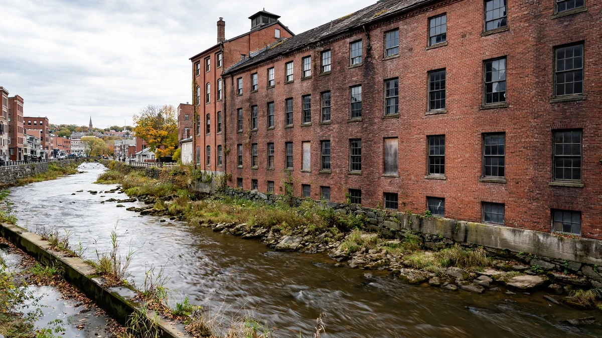 Lewiston, Maine street scene