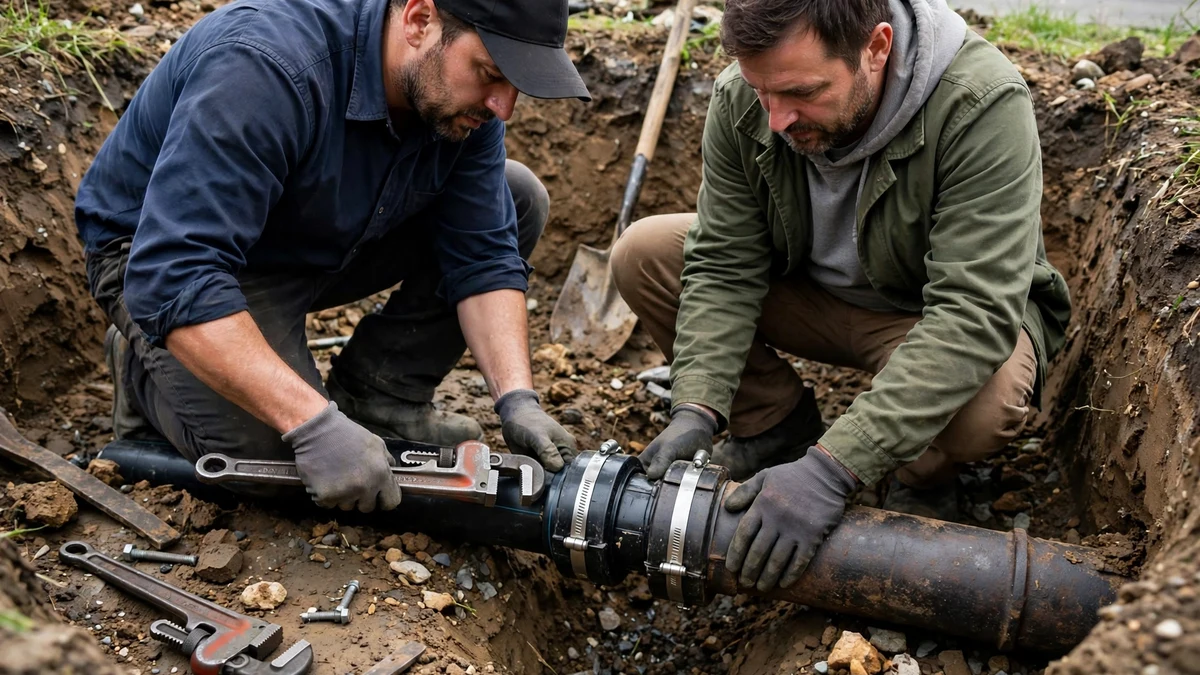 Sewer Line Spot Repair in Maine